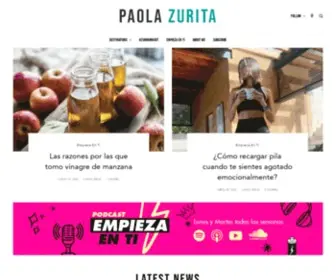 Paolazurita.com(Paola Zurita) Screenshot