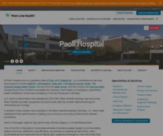 Paolihospital.com(Paoli Hospital) Screenshot