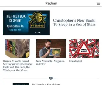 Paolini.net(Homepage) Screenshot