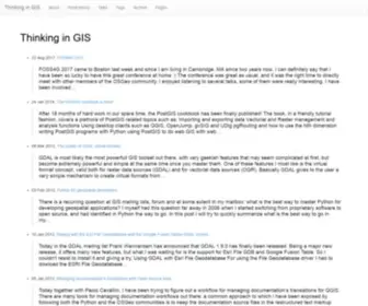 Paolocorti.net(Thinking in GIS) Screenshot