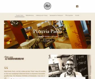 Paolofrankfurt.de(Pizzeria Paolo) Screenshot