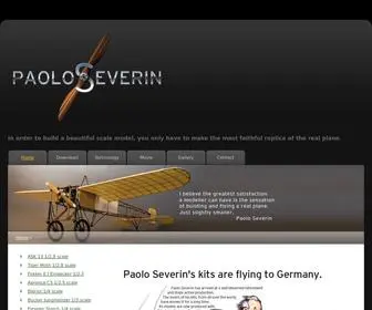Paoloseverin.it(Home page di Paolo Severin) Screenshot
