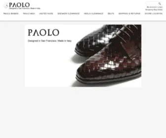 Paoloshoes.com(Paolo Shoes) Screenshot