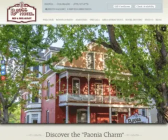 Paonia-INN.com(Bross Hotel Bed & Breakfast) Screenshot