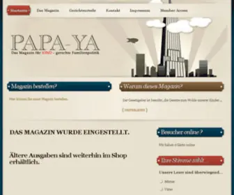 Papa-YA.de(Das Magazin) Screenshot