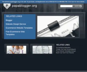 Papablogger.org(Papa Blogger) Screenshot