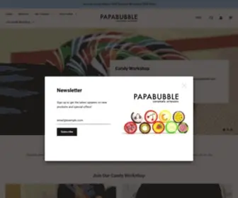 Papabubble.com.hk(Custom candies) Screenshot