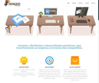 Papagayosoftware.com(Diseño de páginas web en Tenerife) Screenshot
