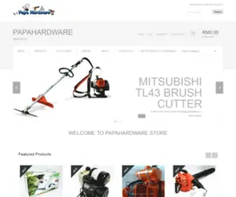 Papahardware.com(Your convenient Malaysia online hardware store) Screenshot