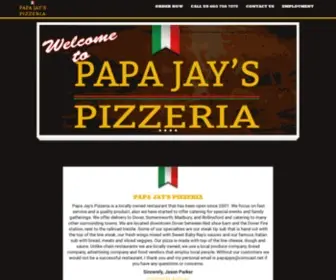 Papajays.net(Papa Jay's Pizzeria) Screenshot