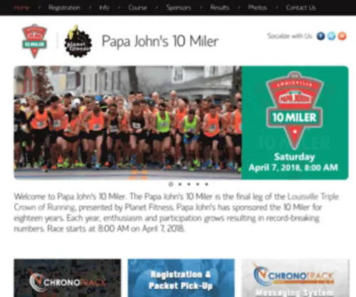 Papajohns10Miler.com(Papa John's Delivery or Carryout Pizza) Screenshot