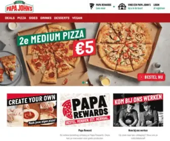 Papajohns.co.nl(Pizza bestellen) Screenshot