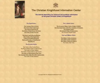 Papalknights.org(The Christian Knighthood Information Center) Screenshot