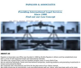 Papaloislawfirm.com(HOME) Screenshot