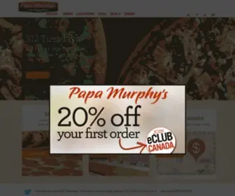Papamurphys.ca(Papa Murphy) Screenshot