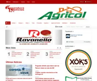 Papanduvanoticias.com.br(Portal de notícias de Papanduva) Screenshot
