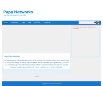 Papanetworks.com(Papa Networks) Screenshot