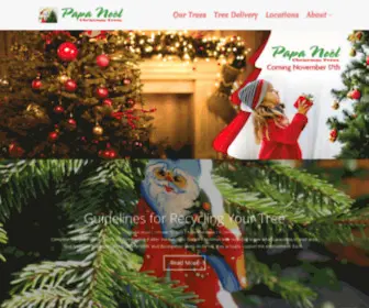 Papanoeltrees.com(Papa Noel Christmas Trees) Screenshot