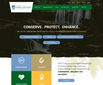 Paparksandforests.org(Pennsylvania Parks and Forest Foundation) Screenshot