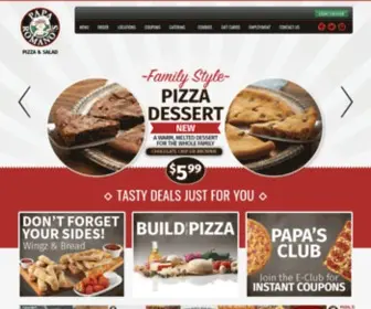 Paparomanos.com(Order Pizza Online For Delivery Or Pickup) Screenshot
