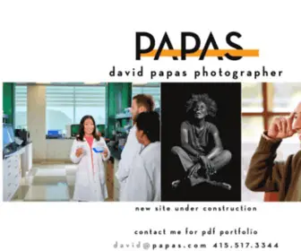 Papas.com(David Papas Photographer) Screenshot