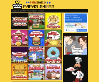 Papasgames.uk(Play the best and most awesome papas games for free at . Try to run and manage the restaurants) Screenshot