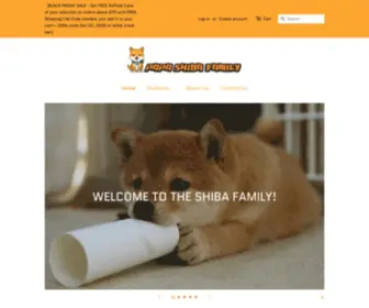 Papashibafamily.com(Papa Shiba Family) Screenshot