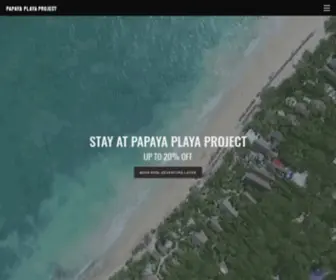 Papayaplayaproject.com(An original and aspirational Tulum hotel experience) Screenshot