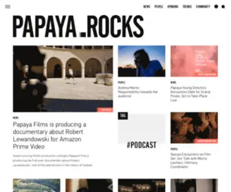 Papaya.rocks(Chcemy promować ludzi) Screenshot