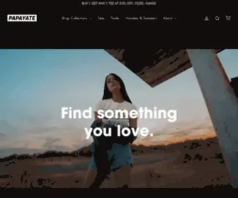 Papayate.com(Papayate Shirts) Screenshot