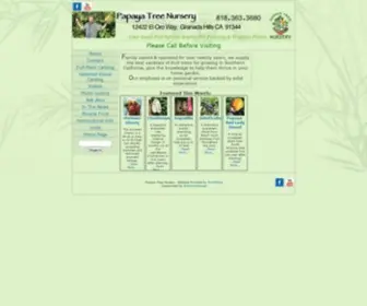 Papayatreenursery.com(Papaya Tree Nursery) Screenshot