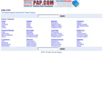 Pap.com(Topic Related Searching at) Screenshot