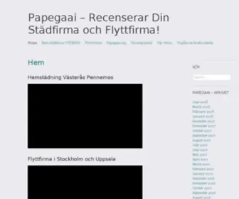 Papegaai.org(Recenserar Din Städfirma och Flyttfirma) Screenshot