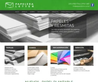 Papeleraletter.com.ar(Insumos gráficos) Screenshot