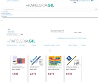 Papeleriagil.com(Papeleria Gil tienda online) Screenshot