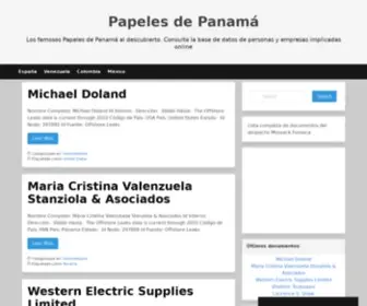 Papelesdepanama.online(Papeles de Panamá) Screenshot