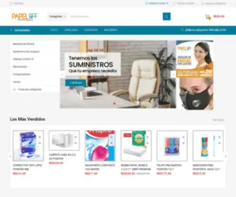 Papeloff.com(Suministros de oficina y artículos de uso general) Screenshot