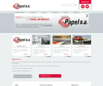 Papelsa.com.mx(Page Redirection) Screenshot