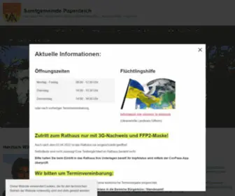 Papenteich.de(Samtgemeinde Papenteich) Screenshot