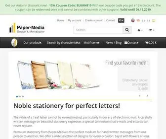 Paper-Media.com(Briefpapier) Screenshot