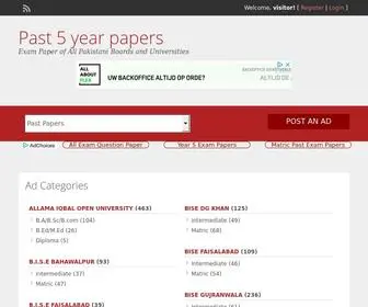 Paper-PK.com(Exam Paper of All Pakistani Boards and Universities) Screenshot