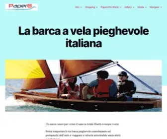 Paper8.it(La barca a vela pieghevole italiana) Screenshot