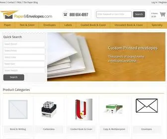 Paperandenvelopes.com(Envelopes And Papers Supplier) Screenshot