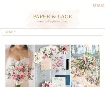 Paperandlaceboutique.com(PAPER & LACE) Screenshot