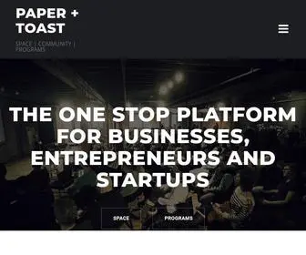 Paperandtoast.com(Coworking Space In Malaysia) Screenshot