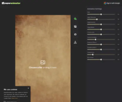 Paperanimator.com(Paperanimator) Screenshot