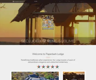 Paperbarklodge.co.za(Paperbark Lodge) Screenshot