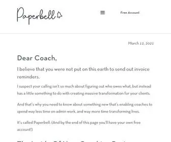 Paperbell.com(We’re the new software) Screenshot