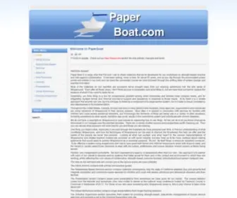 Paperboat.com(Joomla) Screenshot