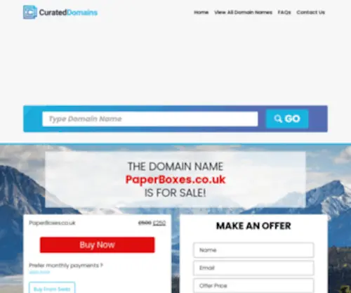 Paperboxes.co.uk(Bot Verification) Screenshot